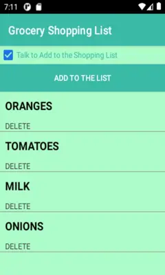 Grocery Shopping List android App screenshot 0